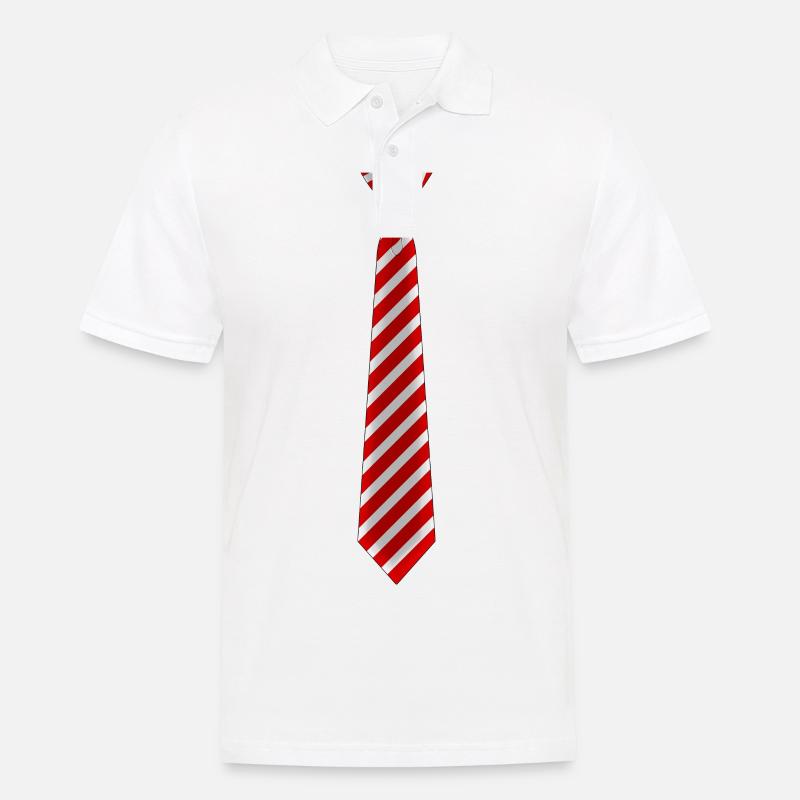 Cravate Eldredge Cravate Cravate Cravate à rayures - Polo Homme - blanc
