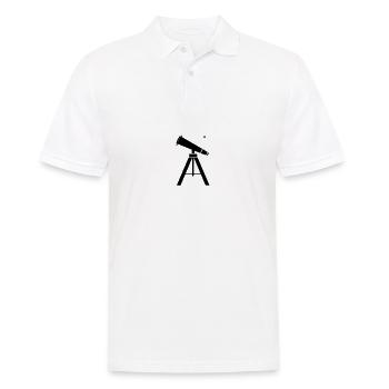 telescope - Men's Polo Shirt - white - Front - Kai (181cm)