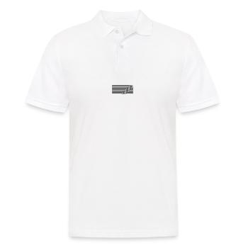 Kurve auf den Linien - Männer Poloshirt - Weiß - Vorne - Kai (181cm)