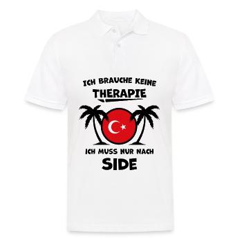 I just have to go to Side - Men's Polo Shirt - white - Front - Kai (181cm)