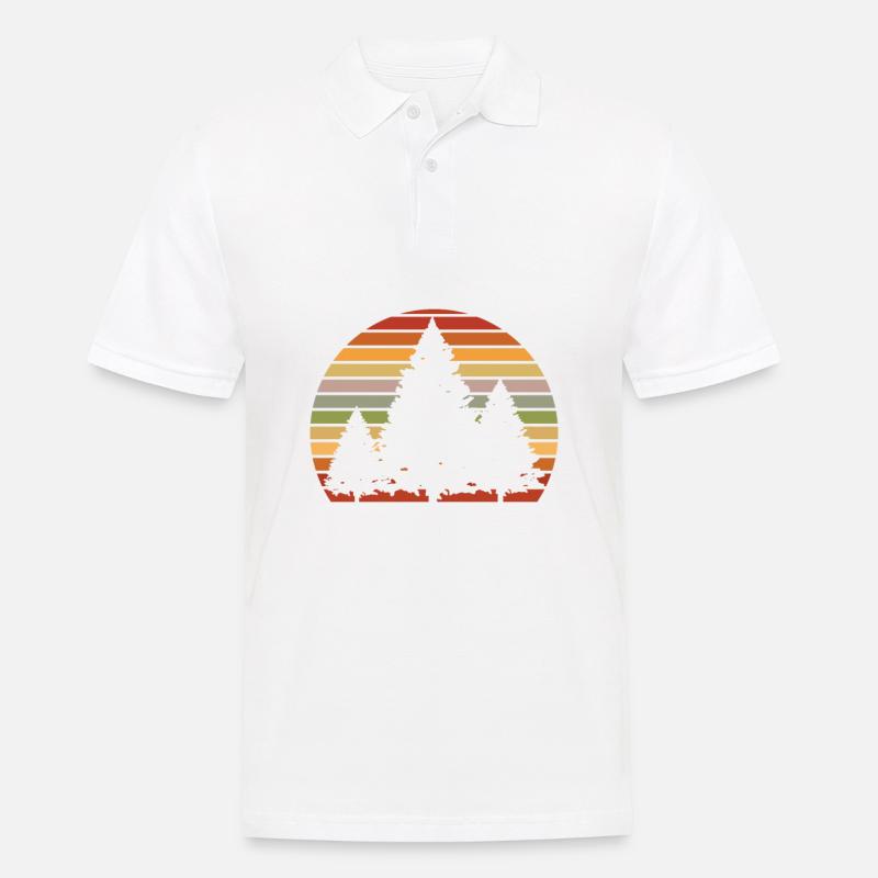 Tree Climbing - Männer Poloshirt - Weiß