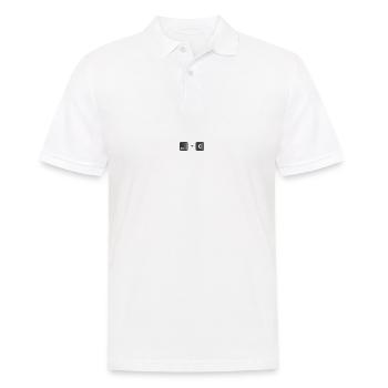 Strg + C Copy and Paste t shirt Kopie - Männer Poloshirt - Weiß - Vorne - Kai (181cm)