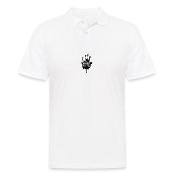 Bouldering climbing climbing - Men's Polo Shirt - white - Front - Kai (181cm)
