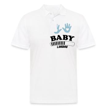 baby loading - Men's Polo Shirt - white - Front - Kai (181cm)