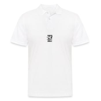Schlange Danger Noodle Spruch lustig - Männer Poloshirt - Weiß - Vorne - Kai (181cm)