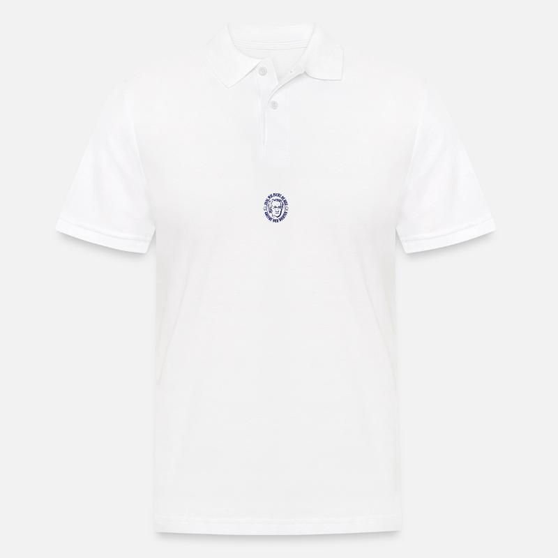 Goethe Dichter Dicht - Männer Poloshirt - Weiß