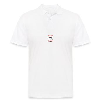 Alles gute für deinen neuen Job Verräter Abschied - Männer Poloshirt - Weiß - Vorne - Kai (181cm)