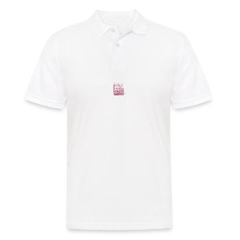 1954 Anniversaire né en 1954 Retro Vintage - Polo Homme - blanc - Devant - Kai (181cm)