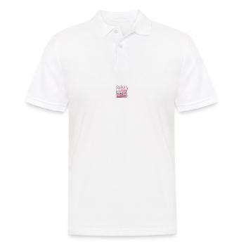 1990 Vintage Anniversaire Rétro Vintage Cadeau - Polo Homme - blanc - Devant - Kai (181cm)