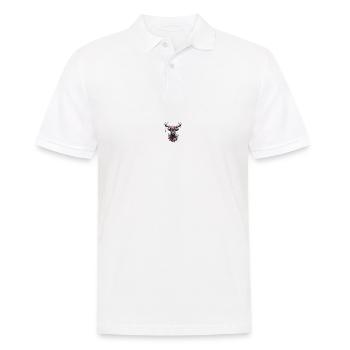 Ersatz Dirndl Hirschgeweih Hirsch - Männer Poloshirt - Weiß - Vorne - Kai (181cm)