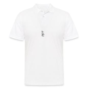 FAITES PLUS DE CE QUI VOUS REND HEUREUX. - Polo Homme - blanc - Devant - Kai (181cm)
