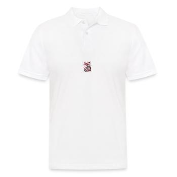 Scottish Highlands Cattle Cow Summer Vibes Funny - Men's Polo Shirt - white - Front - Kai (181cm)