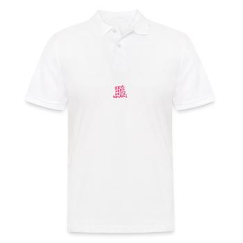 Social Media Killed Romance - Männer Poloshirt - Weiß - Vorne - Kai (181cm)