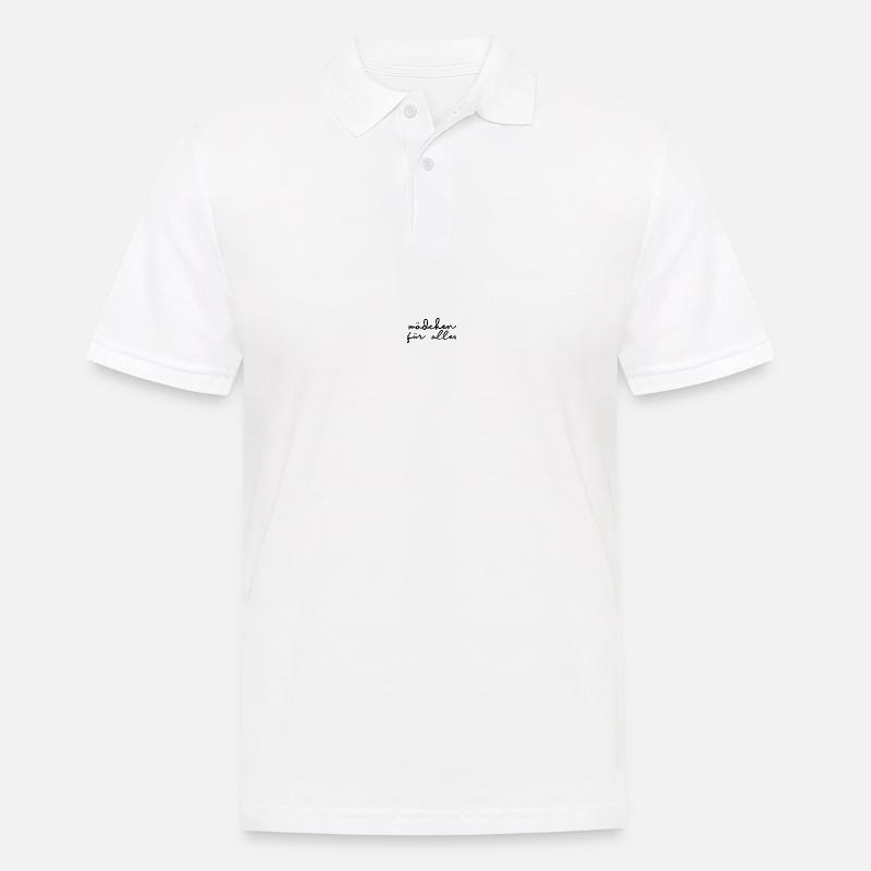 Mädchen für alles - Männer Poloshirt - Weiß