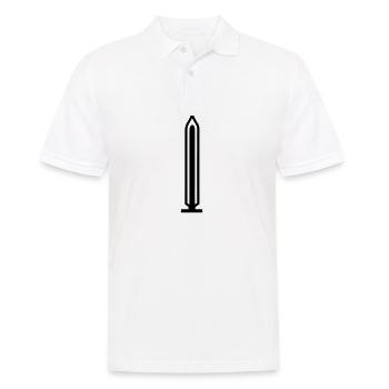 Bougie - Polo Homme - blanc - Devant - Kai (181cm)