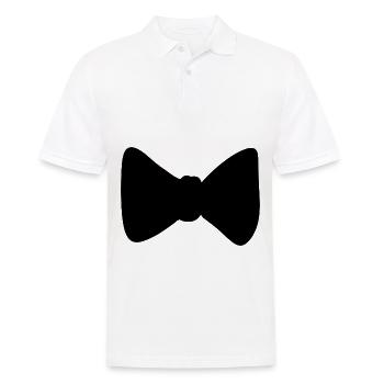 forme de vêtement symbole d’arc - Polo Homme - blanc - Devant - Kai (181cm)