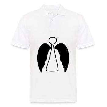 Flügel fliegen symbol Engel beschützen - Männer Poloshirt - Weiß - Vorne - Kai (181cm)