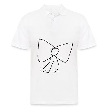 Loop Icon Pattern - Men's Polo Shirt - white - Front - Kai (181cm)