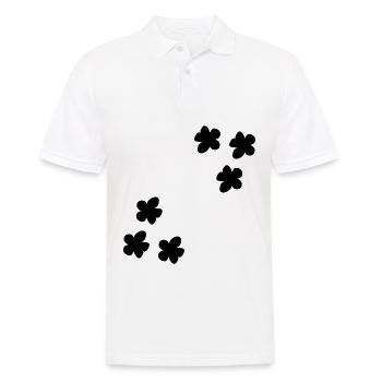 Fleurs, Fleur, Plante, Forme, - Polo Homme - blanc - Devant - Kai (181cm)