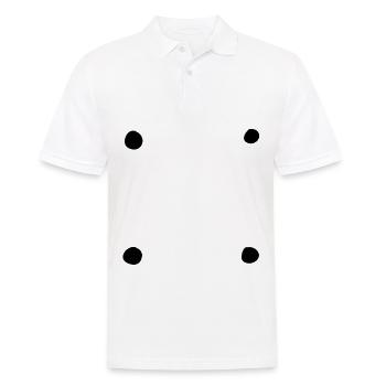 vier kreise kreis symbol formen - Männer Poloshirt - Weiß - Vorne - Kai (181cm)