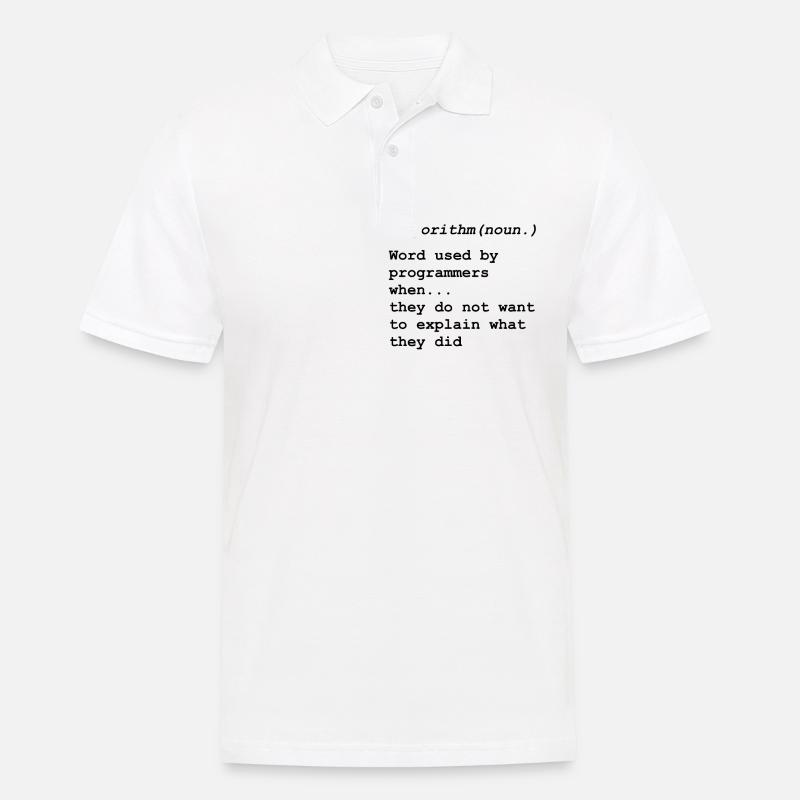 Programming Programmierer Informatiker Informatik - Männer Poloshirt - Weiß