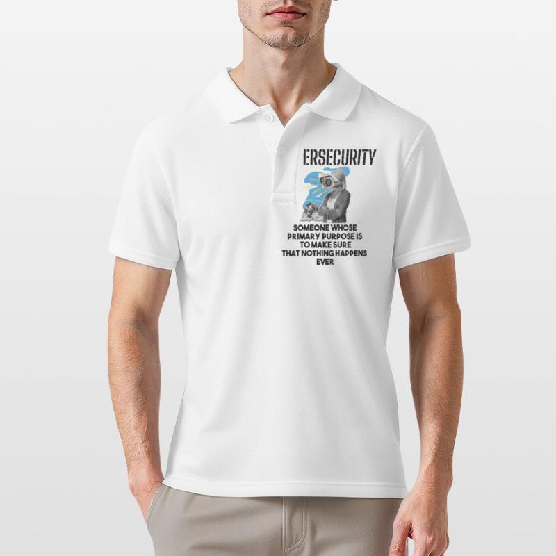 Cybersecurity - IT Security Computer Scientists Men's Polo Shirt