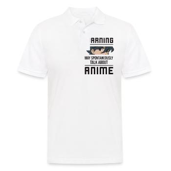 Anime manga disant cadeau - Polo Homme - blanc - Devant - Kai (181cm)