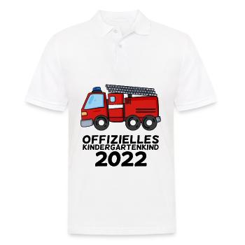 Kindergarten - Ich bin jetzt ein Kindergartenkind - Männer Poloshirt - Weiß - Vorne - Kai (181cm)