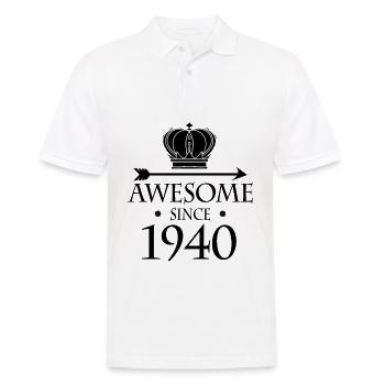 Né en 1940 - Fantastique depuis 1940 - Polo Homme - blanc - Devant - Kai (181cm)