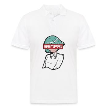 Anime Fan Präsent Japanischer Zeichentrick Cosplay - Männer Poloshirt - Weiß - Vorne - Kai (181cm)