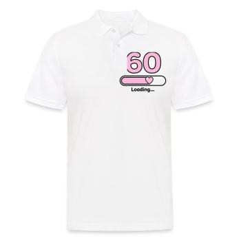 60th anniversary - Men's Polo Shirt - white - Front - Kai (181cm)