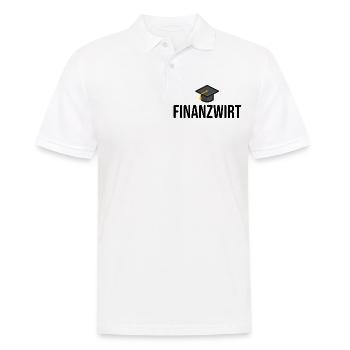 Finanzamt Finanzwirt Ausbildung Studium - Männer Poloshirt - Weiß - Vorne - Kai (181cm)