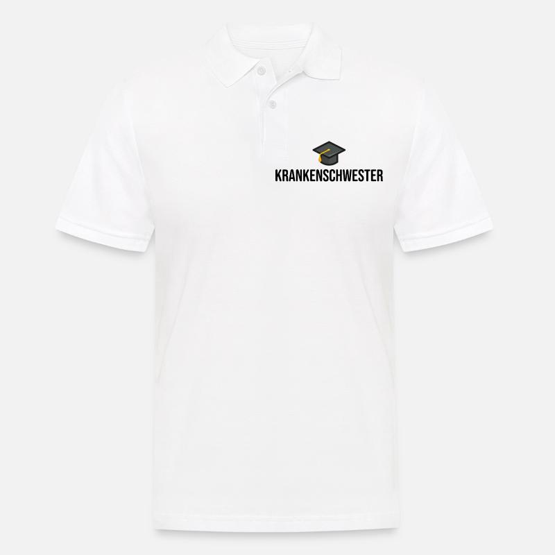 Krankenschwester Ausbildung Geschenkidee - Männer Poloshirt - Weiß