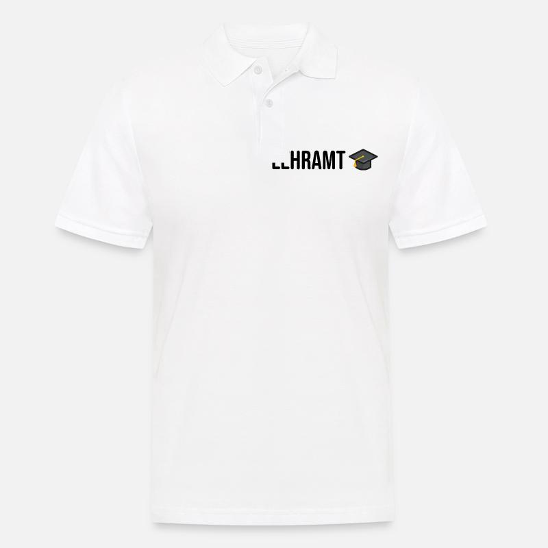 Lehramt Studium - Männer Poloshirt - Weiß