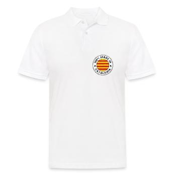 Fabriqué en Catalogne drapeau catalan drapeau - Polo Homme - blanc - Devant - Kai (181cm)