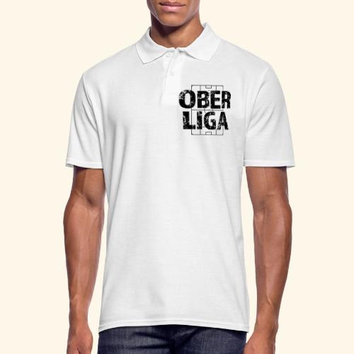 OBERLIGA im Fußballfeld - Männer Poloshirt