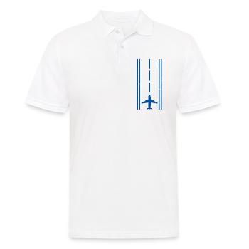 Cadeau pilote pilote - Polo Homme - blanc - Devant - Kai (181cm)