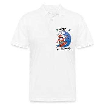 Christmas in July - Men's Polo Shirt - white - Front - Kai (181cm)