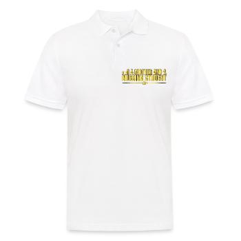 Je suis une mère et une étudiante infirmière 4 - Polo Homme - blanc - Devant - Kai (181cm)