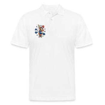 Blues, Wiltsch, Musik, art, mode, style, cool - Polo Homme - blanc - Devant - Kai (181cm)