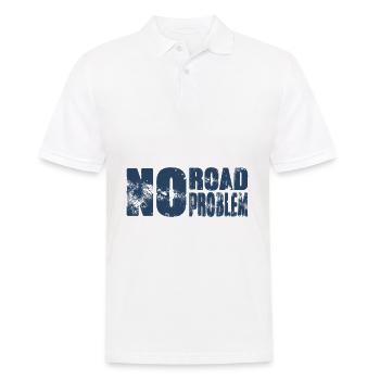 4x4 ATV off-roader - no road problems - Men's Polo Shirt - white - Front - Kai (181cm)