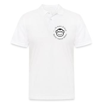 Nicht Mein Zirkus nicht meine Affen - Männer Poloshirt - Weiß - Vorne - Kai (181cm)
