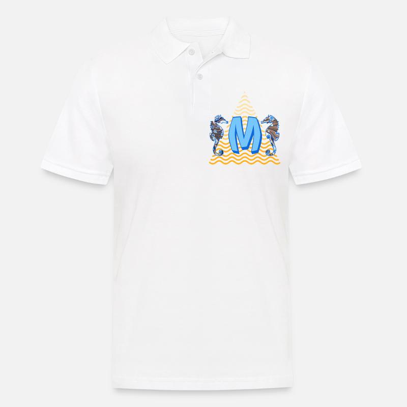 Hippocampe E 262 m - Polo Homme - blanc