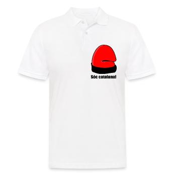 Catalan Soc - Männer Poloshirt - Weiß - Vorne - Kai (181cm)