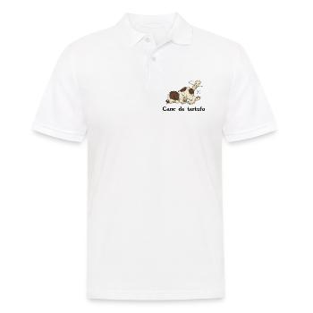 Trueffelpino1 1 - Männer Poloshirt - Weiß - Vorne - Kai (181cm)