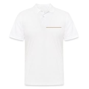 Germany Linie Deutschland Team - Männer Poloshirt - Weiß - Vorne - Kai (181cm)