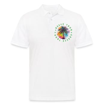 Greece Tour Holiday Plame Colorful - Men's Polo Shirt - white - Front - Kai (181cm)