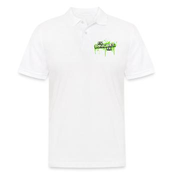 Es eskaliert eh Party feiern Statement Motto Humor - Männer Poloshirt - Weiß - Vorne - Kai (181cm)