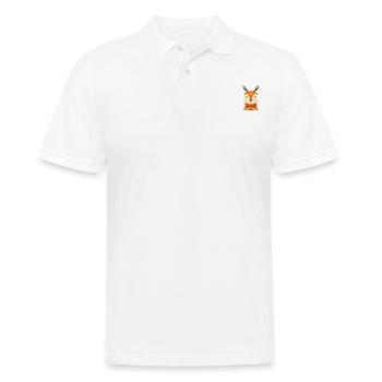 Niedliches Reh Hirsch - Männer Poloshirt - Weiß - Vorne - Kai (181cm)