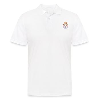Sac de poitrine de bonhomme de neige d’hiver vintage - Polo Homme - blanc - Devant - Kai (181cm)